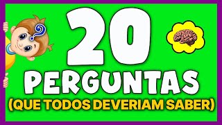 20 PERGUNTAS DE CONHECIMENTOS GERAIS QUE TODOS DEVERIAM SABER  QUIZ CONHECIMENTO GERAL  NOVO QUIZ [upl. by Amin]