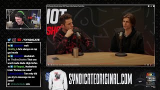 Syndicate Reacting to the XQC on The Courage and Nadeshot Podcast [upl. by Atiner]