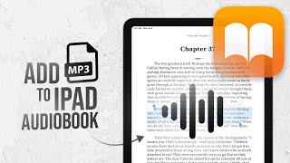 How to Add Mp3 File to iPad Audiobook tutorial [upl. by Annahsad]