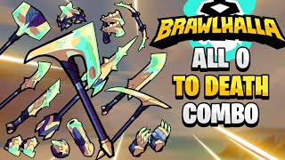 Every Weapons All 0 To Death Combo In Brawlhalla [upl. by Tica974]