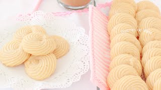 GALLETAS de MANTEQUILLA que se deshacen en tu boca  Postres de Vane [upl. by Eeldivad622]