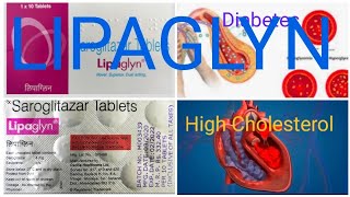 LIPAGLYN 4MG HINDI INFO lipaglyn lipaglyn4 antidiabetic fattyliver cholesterol [upl. by Llet]