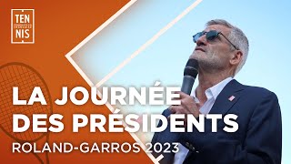 La journée des présidents de clubs  RolandGarros 2023 [upl. by Freed205]