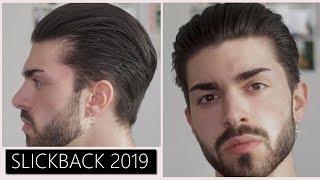 MENS SLICKBACK TUTORIAL [upl. by Ahsinauj]