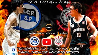 AOVIVO  CAMPEONATO PAULISTA U16  PINHEIROS 94 X 80 CORINTHIANS  070624 [upl. by Emyaj626]