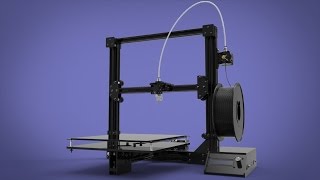 Micromake C1 3D Printer Working [upl. by Meece]