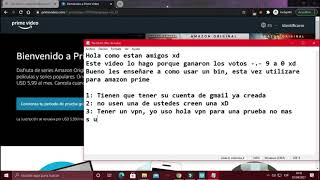 Como usar un bin en Amazon Prime [upl. by Niatsirhc]