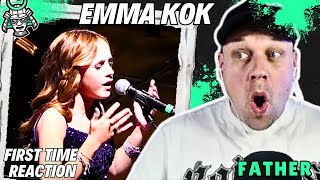 EMMA KOK Slays DEMI LOVATOs Song Father  Reaction   UK 🇬🇧 [upl. by Lyrad907]