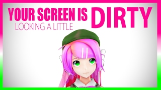 【MMD】Momo Cleans your Video Screen [upl. by Drugge]