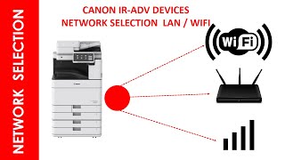 CANON IR ADV WIF AND DUAL NETWORK SETUP [upl. by Alocin]