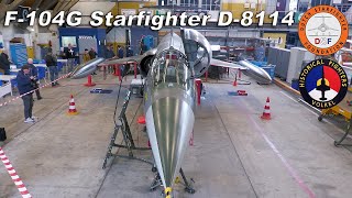 4K Restoration F104G Starfighter D8114 to make it airworthy [upl. by Schulman]