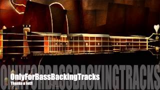 BASS BACKING TRACK 01  POP GROOVE IN C MINOR [upl. by Htenaj]