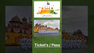 offline tickets of 15 August Parade  Independence day parade ticket booking 76independenceday [upl. by Llevel]