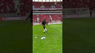 😮‍💨🇨🇩🇧🇷 Yannick Bolasie is enjoying life out in Brazil trendingshorts soccerskills viral [upl. by Harwill]