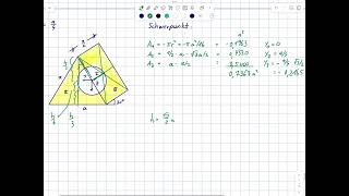 Vorbereitungsklausur A4 Schwerpunkt von Dreieck Rechteck Lochkreis [upl. by Ativ]