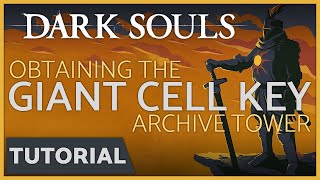 Dark Souls  How to get the Archive Tower Giant Cell Key [upl. by Babbie270]