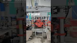 terrazzo tile machine 1200600 mm [upl. by Drusus]