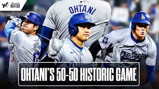 SHOHEI OHTANI’S 5050 Game SHATTERS Records BEST SingleGame Performance  BaseballBarBCast [upl. by Lessard]