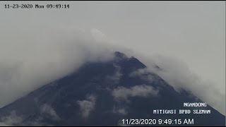 LIVE Merapi via CCTV BPBD SLEMAN FREKOM BPPTKG MAGMA [upl. by Ecyal]