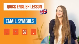 Quick English lesson  How to say your email in English 📧 [upl. by Nnaxor688]