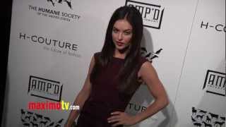 Brooke Lyons at HCouture 2012 The Future of Fashion  Arrivals [upl. by Vokaay]