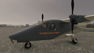 First look at the FlightSim Studio TECNAM P2006 Analog in Microsoft Flight Simulator [upl. by Ettennek]