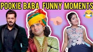 Poki baba funny moments🤣baba going Bigg boss season 18  Pookie baba savage Indias Latent isroast [upl. by Oirevlis]