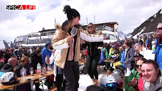 Luxe et fêtes sur les pistes  Ischgl Vs Gstaad le combat glamour [upl. by Naujit]