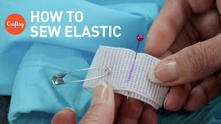 How to sew elastic 2 techniques  Sewing Tutorial with Angela Wolf [upl. by Nosreg901]