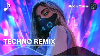 Techno Mix 2024💥Best Nonstop EDM Songs For Party Gaming Relaxing🔥Bass Boosted Music  Moon Music [upl. by Anyad]