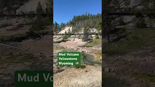 Mud volcano in Yellowstone NP [upl. by Eico347]