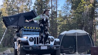 EP08 Hanna Flat｜Camping Journal 08052023 girls camping gear camping RealxASMRJeep wrangler 4XE [upl. by Neerihs]