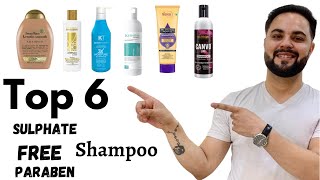 Top 6 Sulphate amp Paraben Free Shampoo in Indian Market [upl. by Kcirdehs]