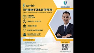 Turnitin Training For Lecturers Fosters Writing Excellence and Academic Integrity [upl. by Ehpotsirhc55]