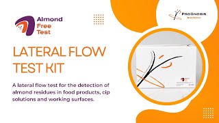 Almond Free Test  Lateral FLow  for the detection of Almond Residues [upl. by Annaeiluj777]