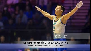 World University Games 2023 Live  Artistic Gymnastics  Apparatus Finals MW [upl. by Ermine]