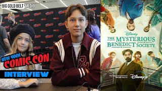 The Mysterious Benedict Society  Marta Kessler amp Mystic Inscho Interview  NYCC 2022 [upl. by Lundin]