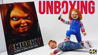 Neca Ultimate Chucky Tv Series 4K Action Figure Unboxing Chucky [upl. by Onyx623]