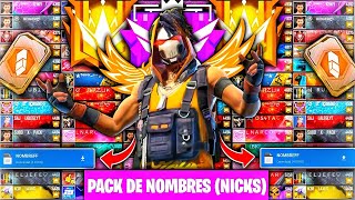 NOMBRES Para Free Fire  Mejores NOMBRES para FREE FIRE  NOMBRES NICKS APODOS que dan MIEDO 2021 [upl. by Ametaf142]