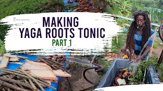 Making Yaga Roots Tonic  Part 1  Authentic Jamaican Roots Tonic  How To  Yaga Lifestyle [upl. by Gnas859]