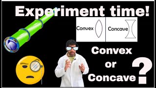 Concave and Convex lens Experiment time [upl. by Alaik206]