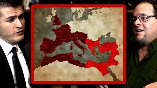 How the Roman Empire split into Western and Eastern empires  Gregory Aldrete and Lex Fridman [upl. by Ttoille]