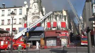 Incendie à lÉlysée Montmartre salle de Paris [upl. by Wendelina]