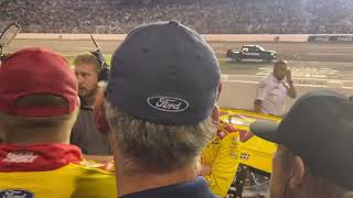 Joey Logano after he was wrecked by Austin Dillon [upl. by Annal]