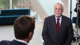 « Sur la ligne de départ » avec Philippe Couillard [upl. by Pollux]