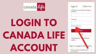 Canada Life Login  How to Sign in to Canada Life Groupnet Account 2023 [upl. by Odraccir]