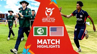 New Zealand v Afghanistan  Match Highlights  U19 CWC 2024 [upl. by Ayvid239]