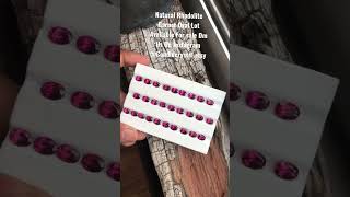 Natural Rhodolite Garnet Oval Lot Rhodolite Gemstone African Rhodolite Rhodolite For jewellery [upl. by Fotinas240]