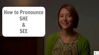 How to pronounce SHE and SEE and SEA  American English Pronunciation Lesson learnenglish [upl. by Bowyer]