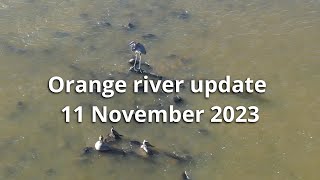 Orange river update 11 November 2023 Kouga dam still overflowing [upl. by Adnwahsar]